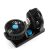 Yavis Trade Kétlapátos Ventilátoros  Dupla Autóhűtő 12V 260*95*140mm Fekete