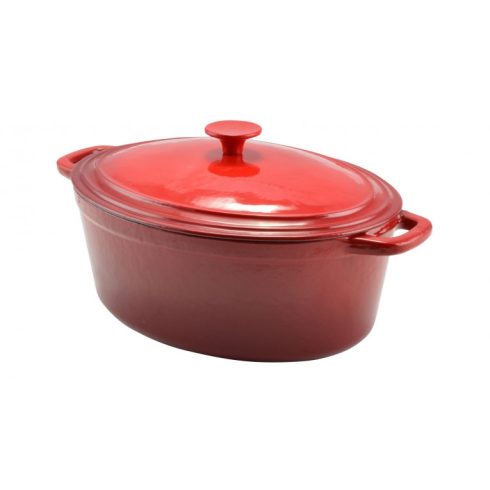 Perfect Home Zománcozott öntöttvas kacsasütő 32cm, 6,2l piros 10568