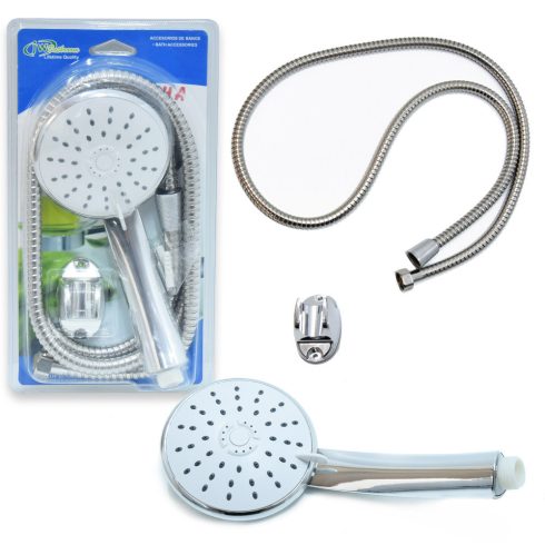 JW Bathroom Víztakarékos zuhanyrózsa szett 10 cm Zuhanyfej 150 cm Gégecső Zuhany Rózsa Fej