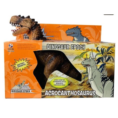 Óriás Sétáló Dinosaur T-Rex Hanggal és Mozgással Dino Epoch (1121) Acrochantosaurus Dinoszaurusz Dínó