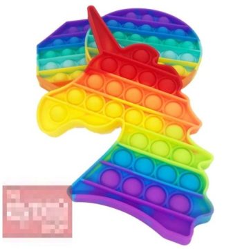   POP IT Óriás  Egyszarvú játék, kreatív, stresszoldó, XXL méret