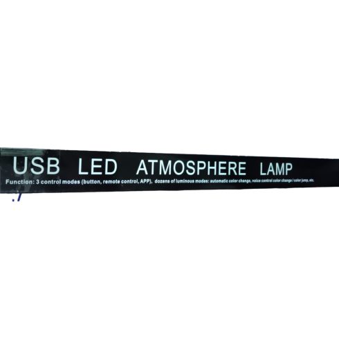 120 Cm USB Atmoszféra Teremtő Lámpa Fénycső RGB Szín állítás Appal