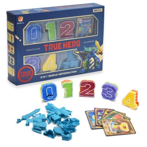 Transformer Betű Játék Készlet 1-4 és 5-9 választható