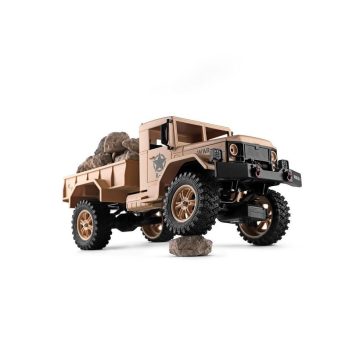   WLToys Full Finomvezérlésű 1:12 Dodge Military Truck M35 2.4GHz 4WD Katonai Teherautó Modell 1.2Kg Teherbírás 15km/h