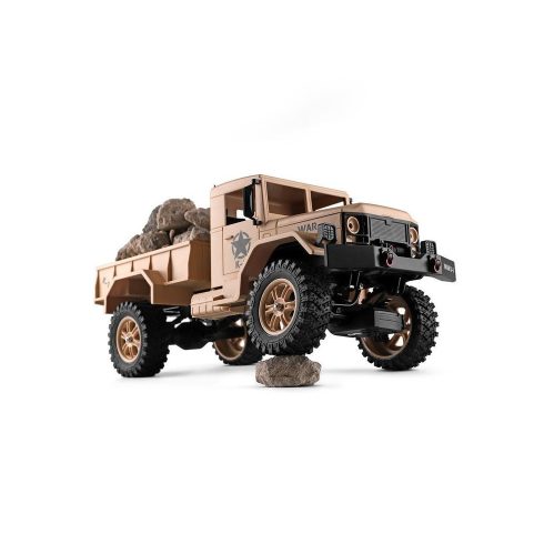 WLToys Full Finomvezérlésű 1:12 Dodge Military Truck M35 2.4GHz 4WD Katonai Teherautó Modell 1.2Kg Teherbírás 15km/h
