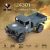 Nagy WLToys Full Finomvezérlésű 1:12 Dodge Military Truck Pakolható M35 2.4GHz 4WD Katonai Teherautó Modell 1.2Kg Teherbírás 15km/h