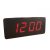 Óriás Dizájn Fa hatású LED Óra Ébresztőóra 21 Cm Óra Ébresztés Taps Hőmérő Funkciókkal