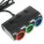 OLESSON 1523 120W univerzális autós Szivargyújtó 3 az 1-ben 2-magos 2-USB 3-foglalatos adapter - fekete