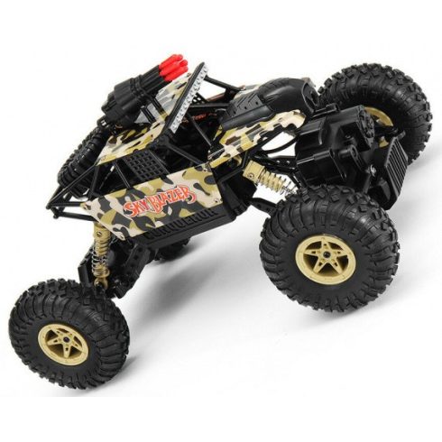 Wltoys 18428-A 1/18 2.4G 4WD Rc Trial Kamerás Sziklamászó autó 0.3MP WIFI FPV off-road RTR