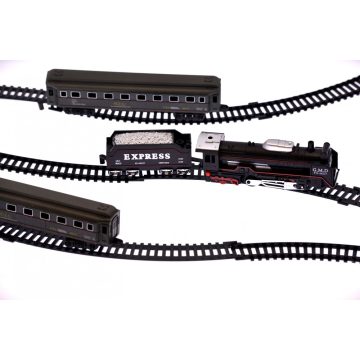   Classical Train Elemes Kisvasút Szett fény És Hanghatással Vonat Vasút Készlet