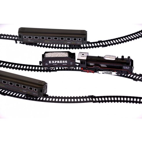 Classical Train Elemes Kisvasút Szett fény És Hanghatással Vonat Vasút Készlet