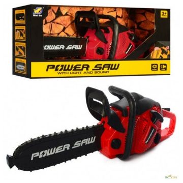   Wei Da Power Saw Chainsaw Elemes Játék Láncfűrész Hanggal Zenével