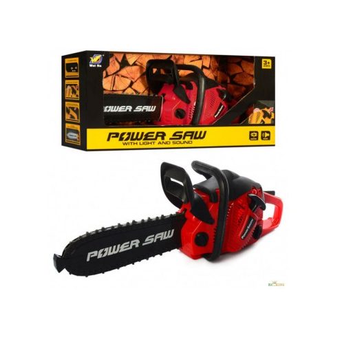 Wei Da Power Saw Chainsaw Elemes Játék Láncfűrész Hanggal Zenével