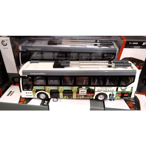 City 1:32 RC Buszmodell Távirányítós Játékautó Gyerekeknek 27Mhz RC játékautó fényfejjel 3.7V Akku Busz