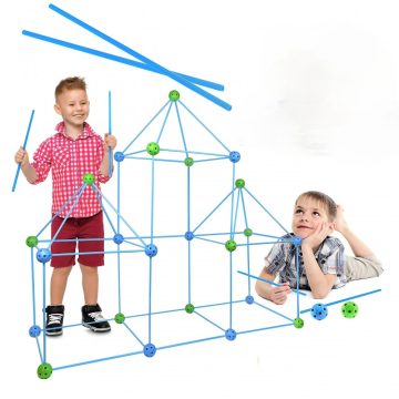   Fun Forts Várépítő Építő Készlet Gyerekeknek  Világít a Sötétben Építőkészlet