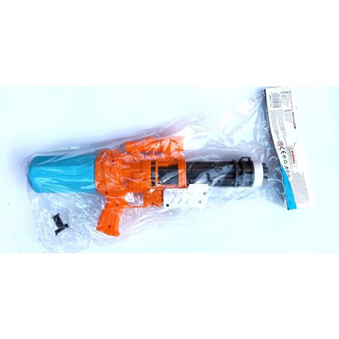 5 Lövetű Játék Vízpisztoly tartály 500 ml WaterGun 40 cm kék/narancs Vizipuska Vízipuska