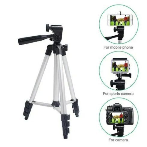 Tripod 3110 Lézer Állvány 102cm Kamera Telfon Állvány