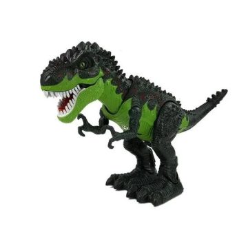   Népszerű 33 Cm T-Rex Tűzokádó Tojás Lerakó Dinoszaurusz játék - Spray Tűz Vízpárából Tyrannosaurus 3330A Kék