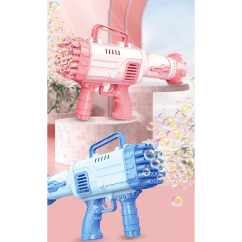 Impozáns Buborékfújó Gépfegyver – a nyár legnagyobb slágere (BBJ) Buborék Fújó Pisztoly