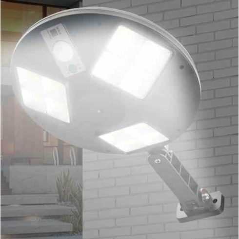 Nagy 3 Szögben  Világító 144 LED solar kültéri lámpa