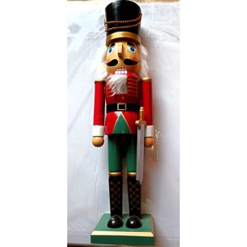   40 Cm Magyar Huszár Diótörő Fából Legszebb ajándék Karácsonyra