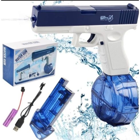 Glock Elektromos vízipisztoly gyerekeknek, Sygna, készlet 2 tartállyal, 434 CC + 58 CC