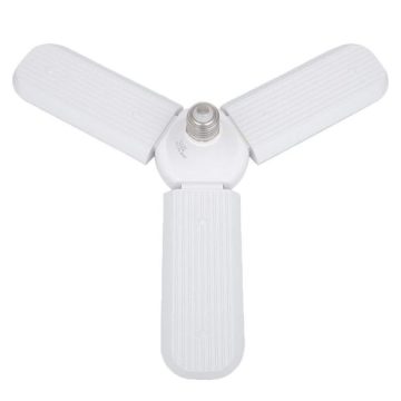 45W Háromágú Kihajtható LED lámpa, E27, hideg fehér