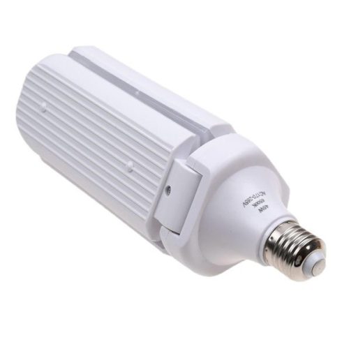 45W Háromágú Kihajtható LED lámpa, E27, hideg fehér