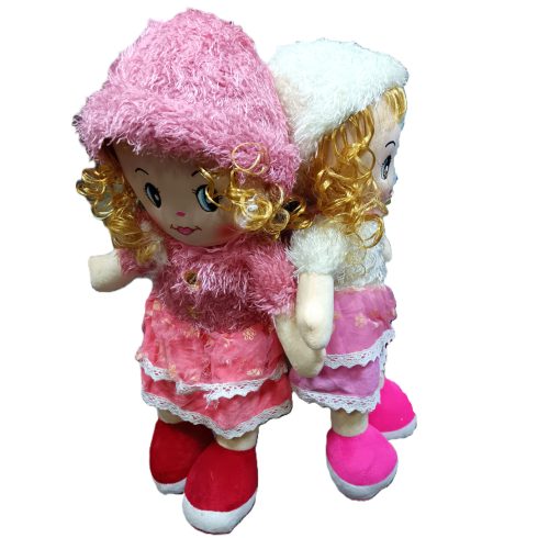 Aranyos Szőke Rongybaba Két Színben 50 Cm