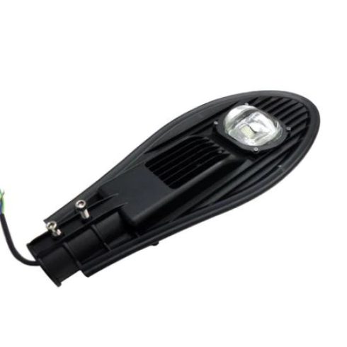 LED utcai világító lámpa, utcai projektor, 50W, IP65, hideg fehér fény, fekete