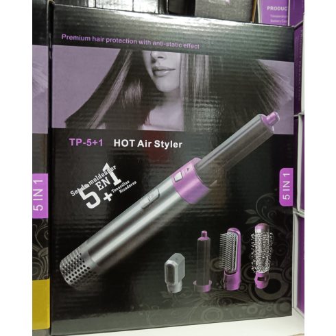 Hajformázó és hajszárító készlet (HAJSZÁRÍTÓ+ 4 tartozék)