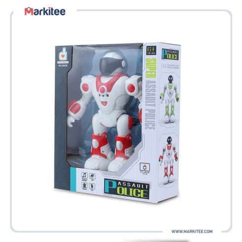Super Assault Police robotjáték – piros 6002E