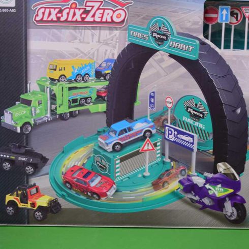 Six Six Zero  Orbit Parking Racing  Parkoló 1 Kamion 6 Kisautó Jelzőtáblák