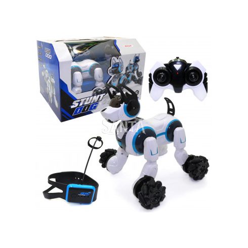 Stunt Dog Karkötő Távirányítós Driftelő Okos Robot Kutya 7.4V Akku 2.4 Ghz