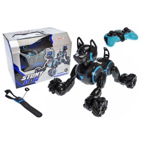 Stunt Dog Karkötő Távirányítós Driftelő Okos Robot Kutya 7.4V Akku 2.4 Ghz