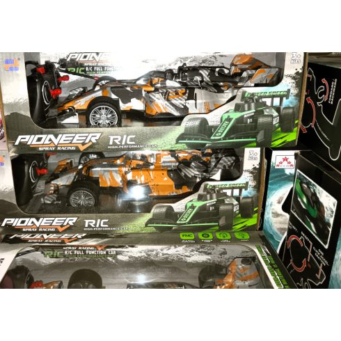 Pioneer Forma 1 F1 Formula 1 Távirányítós Verseny Autó 2 színben Kisgyerekeknek Akkus
