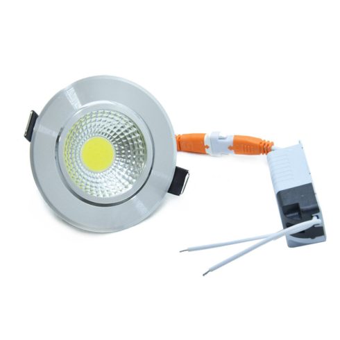 7W Mini SPOT Lámpa Extra Erős COB LED -del / Fém Szín Billenthető Hideg Fehér 84 mm