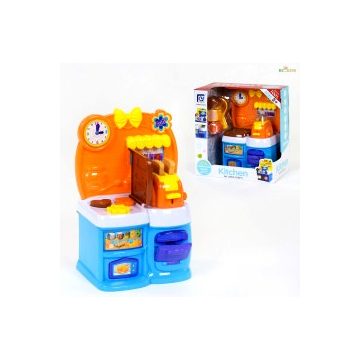   Mini Gyermek Konyha  Kenyérpirítóval 818-83 A  Világítás Dal Angolul Válogató Doboz