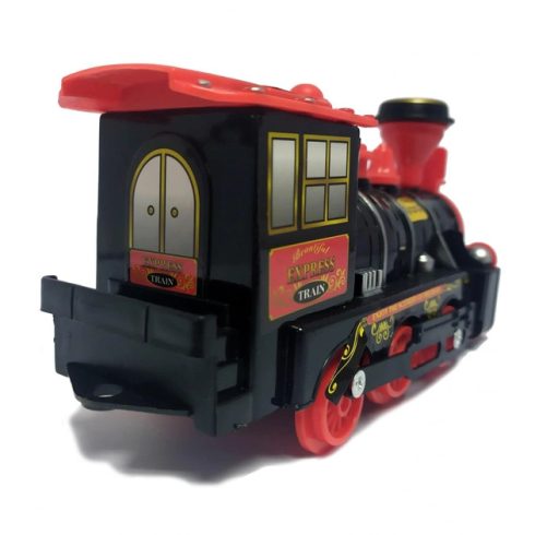 Star Toys Mozdony Fekete-piros Fény Hang (829-7)