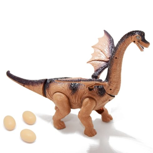 Népszerű Tojás Lerakó Szárnyas Óriás Brontoszaurusz 46 cm Dinoszaurusz Lépked Tojást Rak Szép Ajándék Tojás rakó Dínó