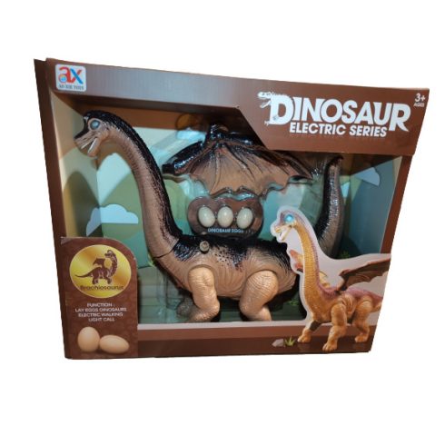 Népszerű Tojás Lerakó Szárnyas Óriás Brontoszaurusz 46 cm Dinoszaurusz Lépked Tojást Rak Szép Ajándék Tojás rakó Dínó