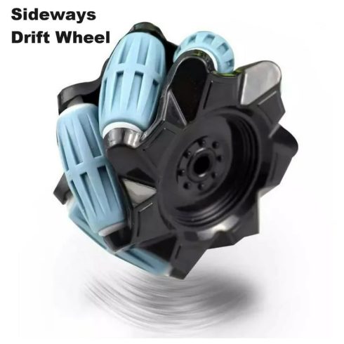 MecaNum Jeep Fémkarosszériás R/C Drift autó kézmozdulattal, kettős távirányítós kaszkadőr teherautó játék fémvázzal, újratölthető