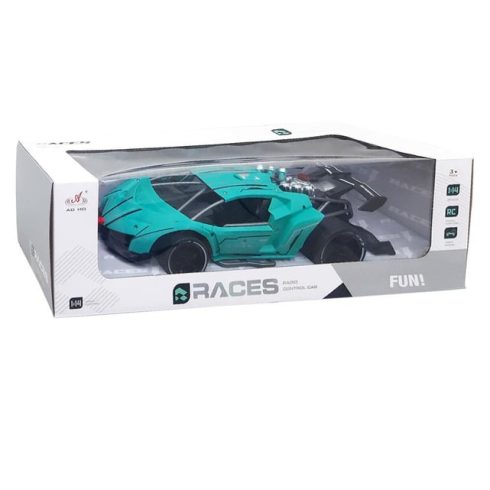 SPRAY Car Távirányítós Autó Füstölő Mechanizmussal 2 Szín Választható 24 Cm Akku 2.4Ghz