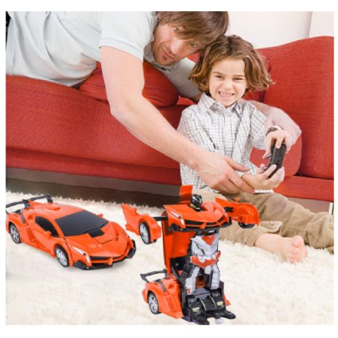 Negi Akkus 22 cm Transformers Lamborghini Robot Átalakuló Távirányítós Autó 3.7v Akku