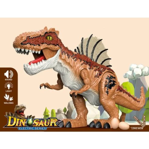 ProNice 45 Cm Népszerű Tojást Tojó T-Rex Dinoszaurusz Dínó Lépked Hangot ad Tüzet Okás Fényhatással