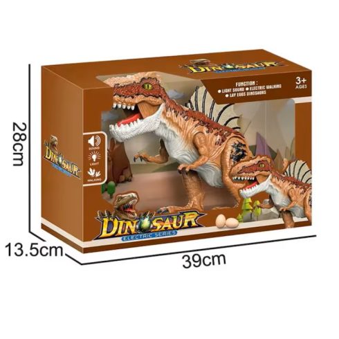 ProNice 45 Cm Népszerű Tojást Tojó T-Rex Dinoszaurusz Dínó Lépked Hangot ad Tüzet Okás Fényhatással