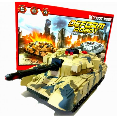 Nagy Méretű Rc Megatron Transform Távirányítós Robot Tank 40 Cm