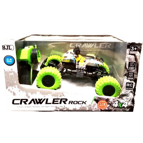 Rock Crawler 1:18 méretarányú 2,4 GHz-es távirányítós quad