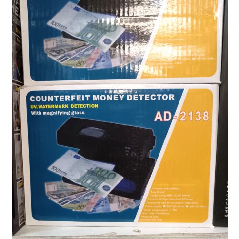 PRINCO 2138 Pénzvizsgáló Kis Gép 3 az 1 ben Készpénz Ellenőrző Eszköz