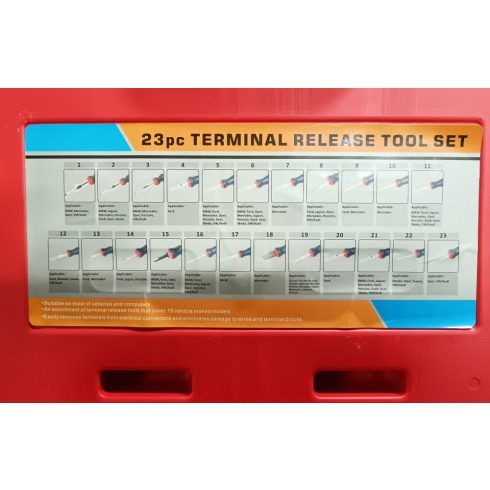 Univerzális gépjármű kábelcsatlakozó szerelő mester készlet AT8178